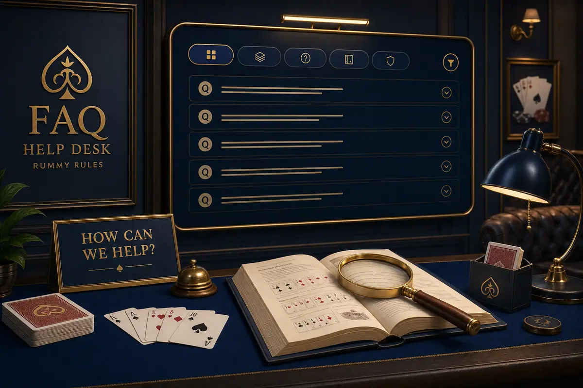 Verified secure badge next to Indian Rummy APK panel for Points Rummy declaration rules practice