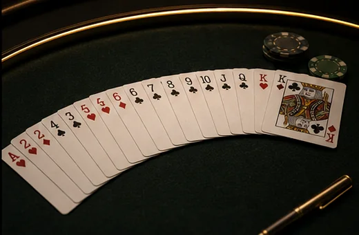 Pure sequence and set grouping on a dark rule desk for Indian Rummy Rules Blog — Articles & Guides