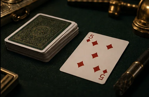 Score and discard proof board with realistic card detail for Indian Rummy Rules Blog — Articles & Guides